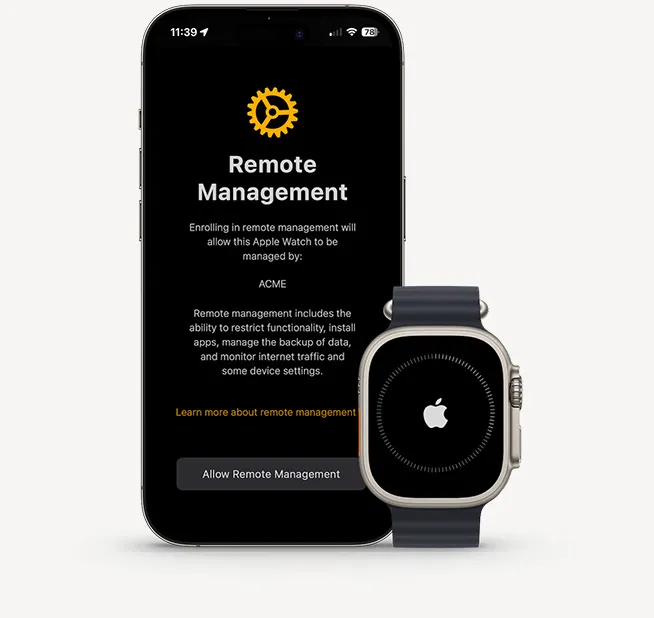 watchOS management