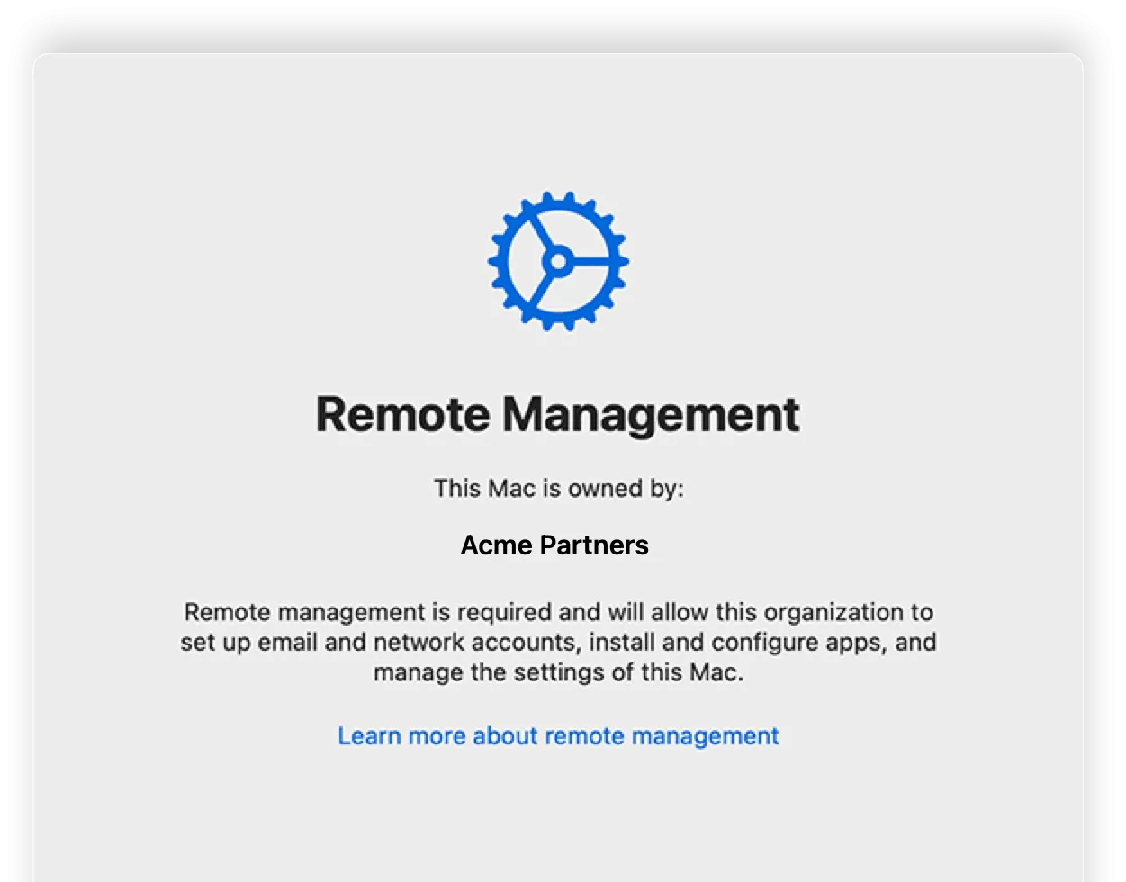 Remote Management